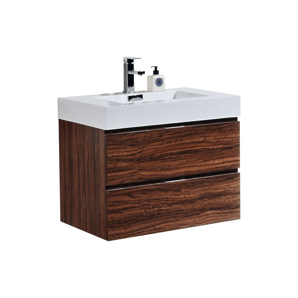 Bliss 30" Wall Mount Modern Bathroom Vanity