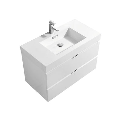 Bliss 36" Wall Mount Modern Bathroom Vanity