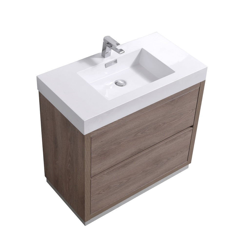Bliss 40" Freestanding Modern Bathroom Vanity