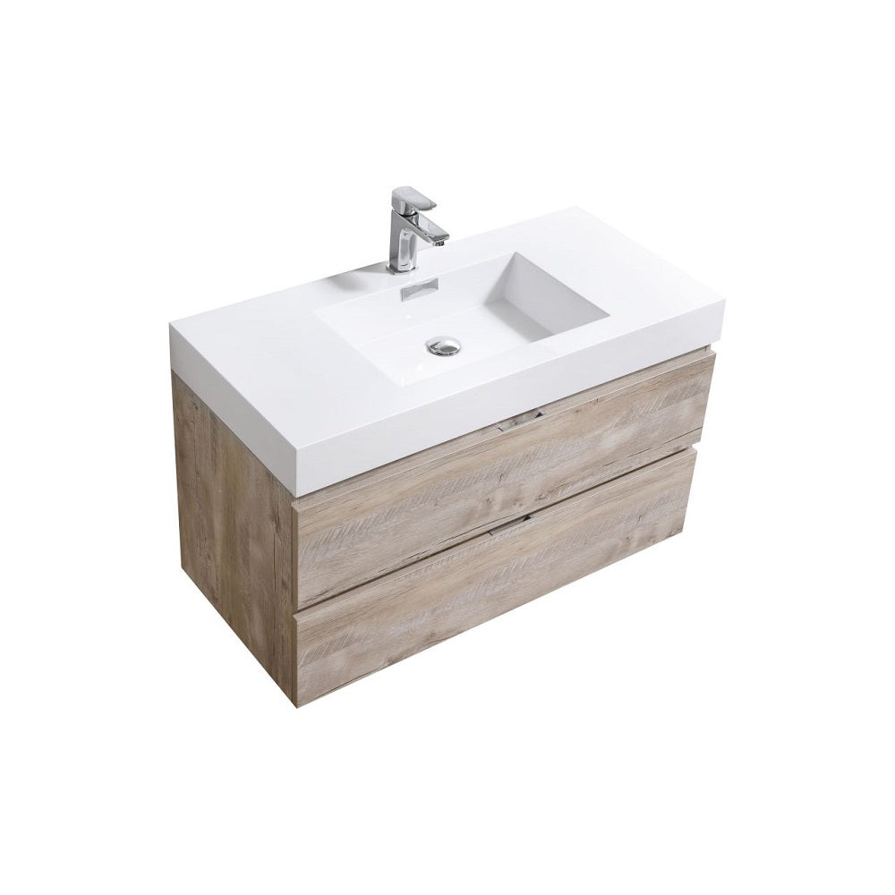 Bliss 40" Wall Mount Modern Bathroom Vanity