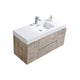 Bliss 48" Wall Mount Modern Bathroom Vanity