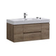 Bliss 48" Wall Mount Modern Bathroom Vanity