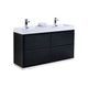 Bliss 60" Double Sink Freestanding Modern Bathroom Vanity