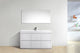 Bliss 60" Single Sink Freestanding Modern Bathroom Vanity