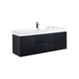 Bliss 60" Single Sink Wall Mount Modern Bathroom Vanity