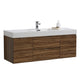 Bliss 60" Single Sink Wall Mount Modern Bathroom Vanity