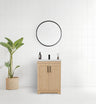 Bridgeport 24" Solid-Wood Vanity with Quartz Countertop-MAPLE
