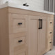 Bridgeport 42" Solid-Wood Vanity with Quartz Countertop- Maple