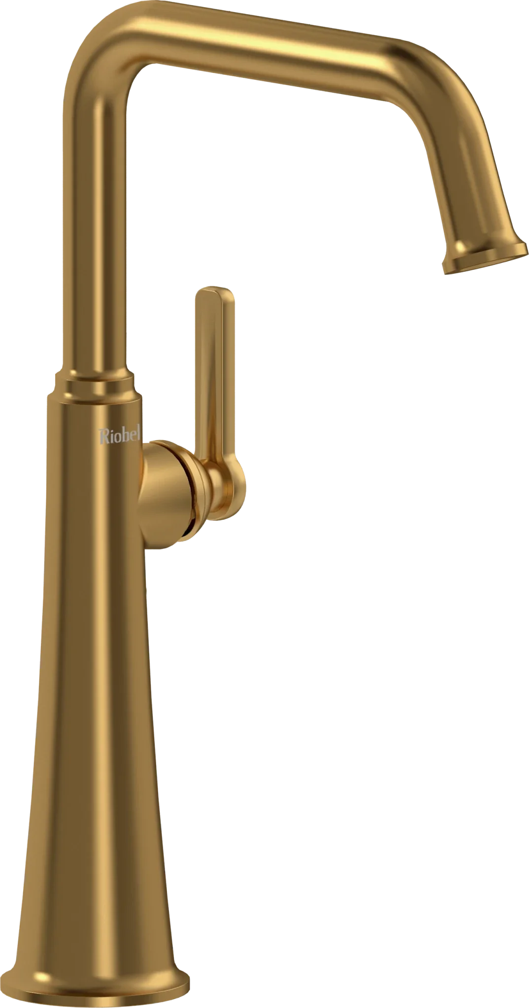 Riobel Momenti Single-Hole Vessel Faucet with Square Spout