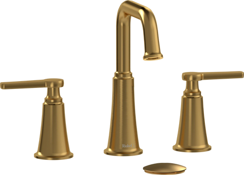Riobel Momenti 8-Inch Widespread Bathroom Faucet with Square Spout
