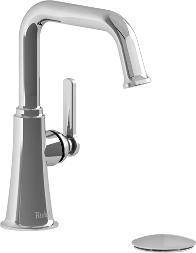 Riobel Momenti Single-Hole Bathroom Faucet with Square Spout