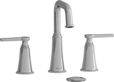 Riobel Momenti 8-Inch Widespread Bathroom Faucet with Square Spout