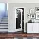 Clear Glass 34-inch x 80-inch x 1-3/8-inch 1-Panel Interior Door Primed White With Tempered Glass