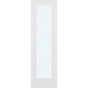 Clear Glass 24-inch x 80-inch x 1-3/8-inch 1-Panel Interior Door Primed White With Tempered Glass