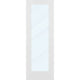 Clear Glass 28-inch x 80-inch x 1-3/8-inch 1-Panel Interior Door Primed White With Tempered Glass