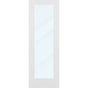 Clear Glass 28-inch x 80-inch x 1-3/8-inch 1-Panel Interior Door Primed White With Tempered Glass