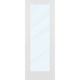 Clear Glass 30-inch x 80-inch x 1-3/8-inch 1-Panel Interior Door Primed White With Tempered Glass