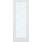 Clear Glass 30-inch x 80-inch x 1-3/8-inch 1-Panel Interior Door Primed White With Tempered Glass