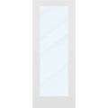 Clear Glass 32-inch x 80-inch x 1-3/8-inch 1-Panel Interior Door Primed White With Tempered Glass