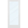 Clear Glass 36-inch x 80-inch x 1-3/8-inch 1-Panel Interior Door Primed White With Tempered Glass