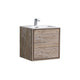DeLusso 24" Wall Mount Modern Bathroom Vanity