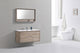 DeLusso 48" Single Sink Wall Mount Modern Bathroom Vanity