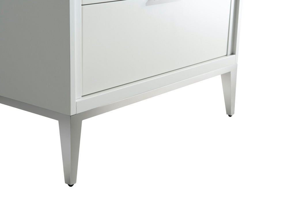 Divani 24" Gloss Vanity with Quartz Countertop