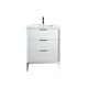 Divani 30" Gloss Vanity with Quartz Countertop