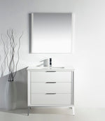 Divani 36" Gloss Vanity with Quartz Countertop