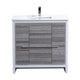Dolce 36" Modern Bathroom Vanity with Quartz Counter-Top