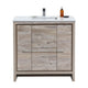 Dolce 36" Modern Bathroom Vanity with Quartz Counter-Top