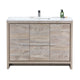 Dolce 48" Modern Bathroom Vanity with Quartz Counter-Top