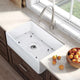 Envie 30" x 19" Fireclay Farmhouse Kitchen Sink