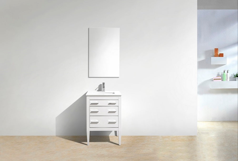 Eiffel 30" Vanity with Quartz Countertop
