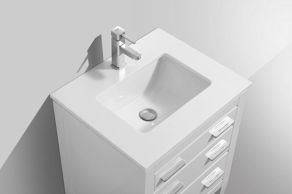 Eiffel 30" Vanity with Quartz Countertop