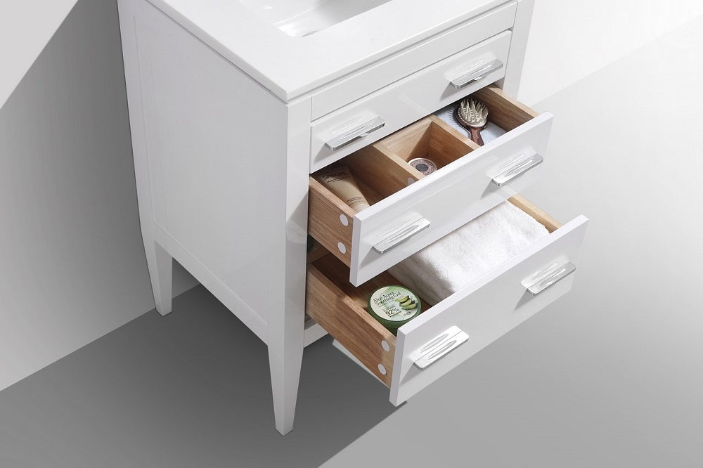 Eiffel 24" Vanity with Quartz Countertop