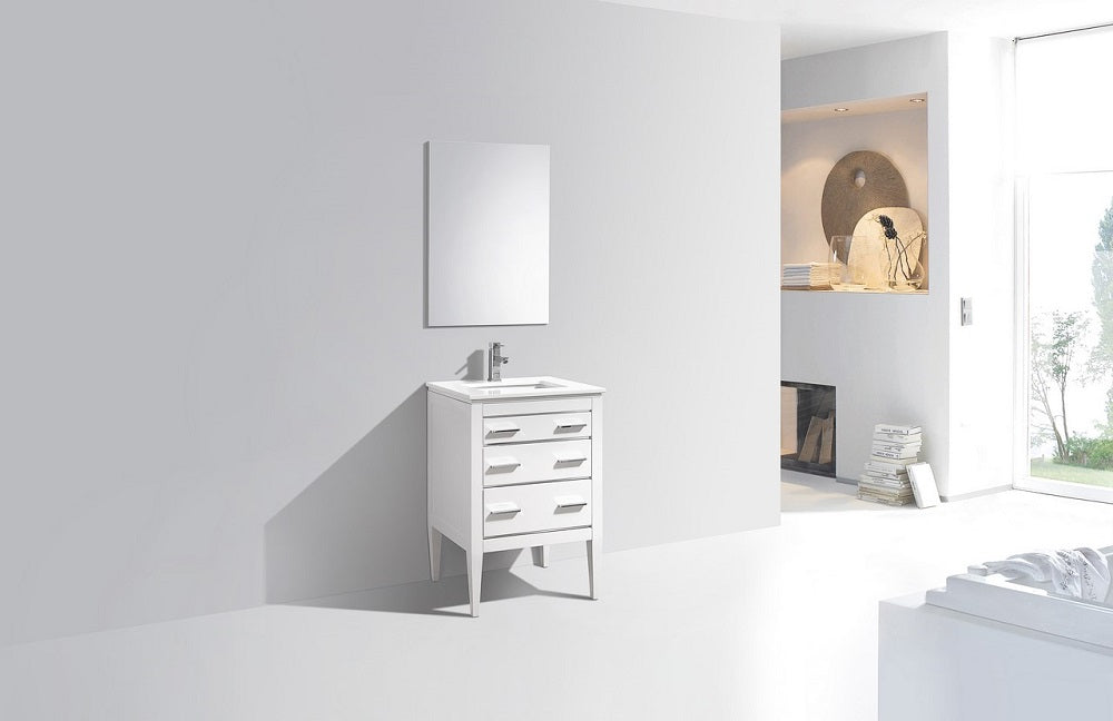 Eiffel 24" Vanity with Quartz Countertop