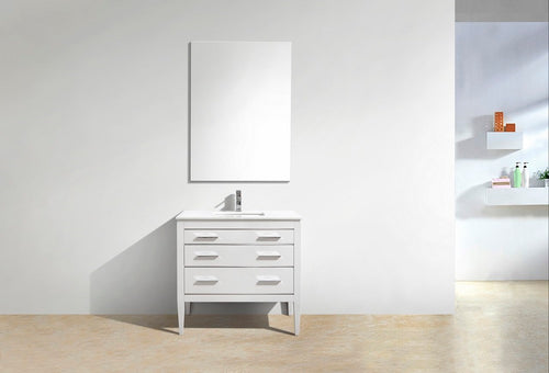 Eiffel 36" Vanity with Quartz Countertop