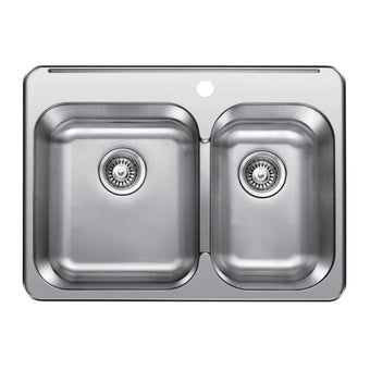 Ekati 28" x 21" 1 and a Half Top-Mount Kitchen Sink