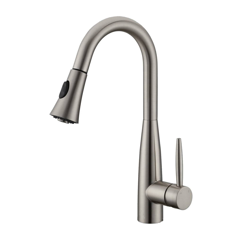 Kodaen Brushed Nickel Pull Down Kitchen Faucet