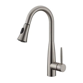 Kodaen Brushed Nickel Pull Down Kitchen Faucet