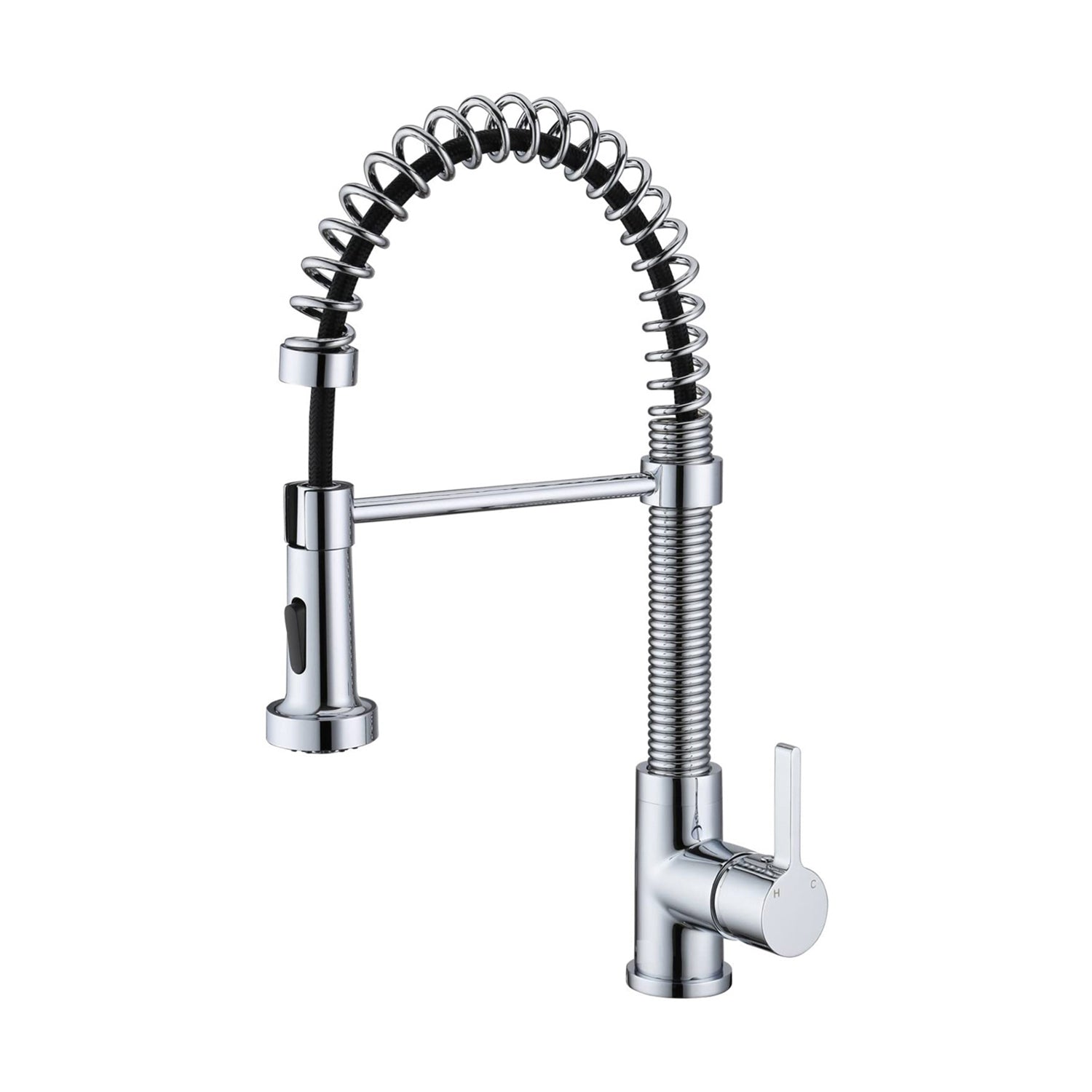 Kodaen Polished Chrome Pull Down Kitchen Faucet - 6/Box