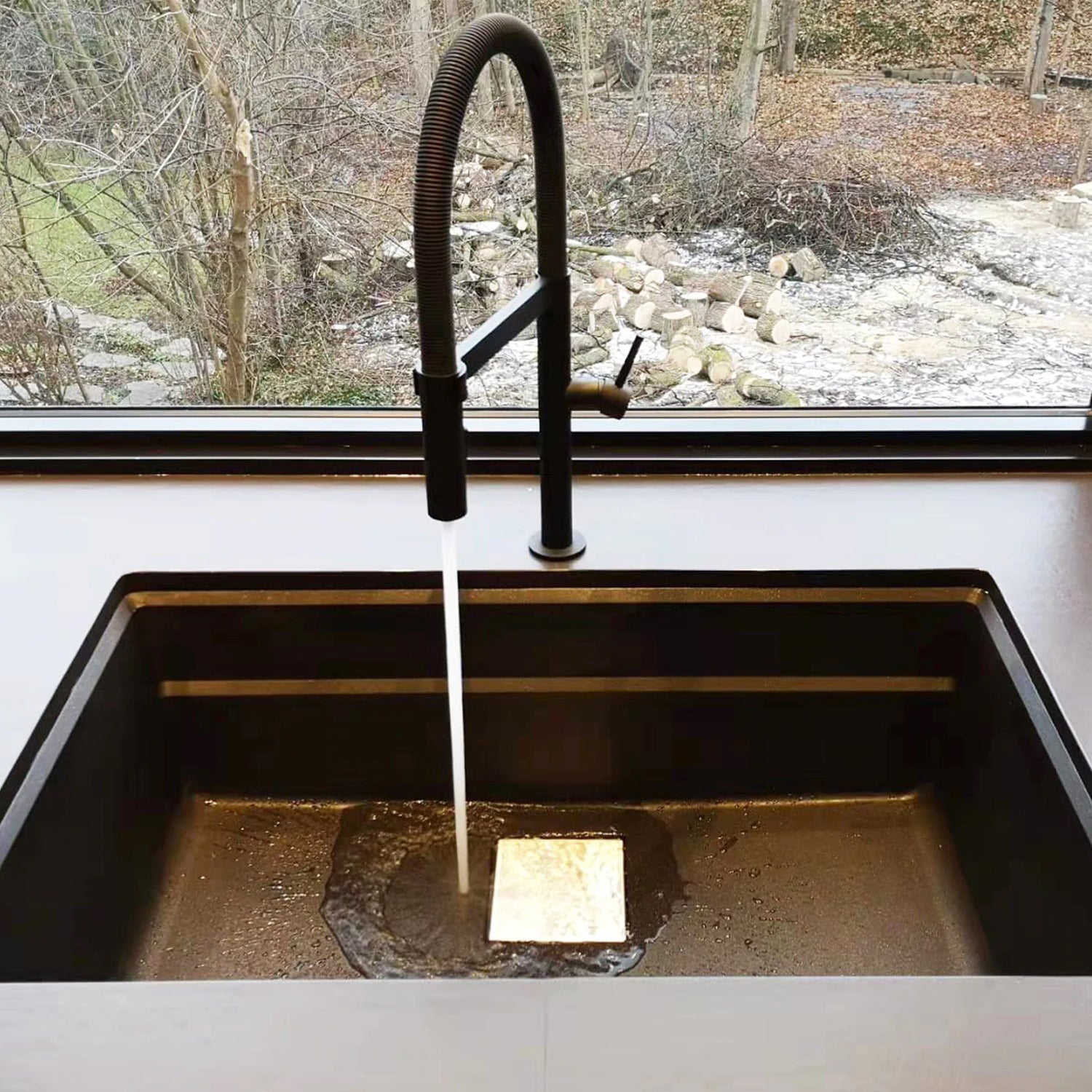 Kodaen Matte Black Kitchen Faucet