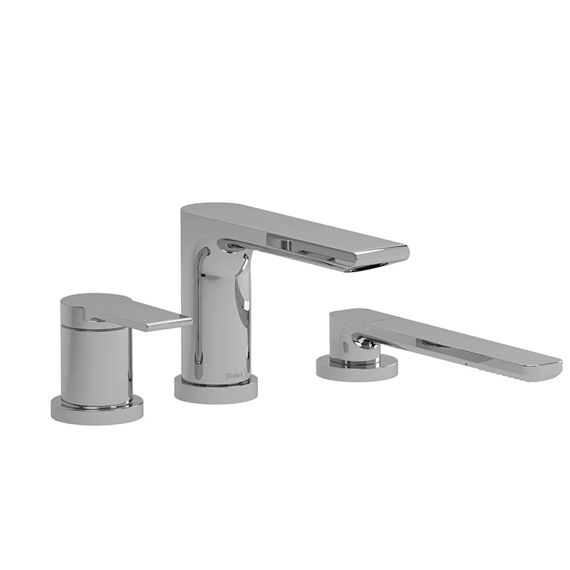 Riobel Fresk 3-Piece Deck-Mount Tub Filler with Hand Shower