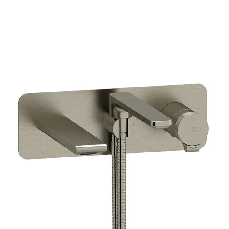Riobel Fresk Wall-Mount Tub Filler with Hand Shower