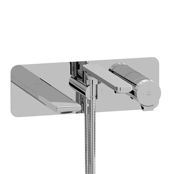Riobel Fresk Wall-Mount Tub Filler with Hand Shower