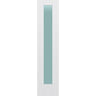 Frosted Glass 18-inch x 80-inch x 1-3/8-inch 1-Panel Interior Door Primed White With Tempered Glass
