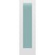 Frosted Glass 24-inch x 80-inch x 1-3/8-inch 1-Panel Interior Door Primed White With Tempered Glass