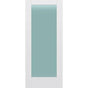 Frosted Glass 34-inch x 80-inch x 1-3/8-inch 1-Panel Interior Door Primed White With Tempered Glass