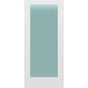 Frosted Glass 36-inch x 80-inch x 1-3/8-inch 1-Panel Interior Door Primed White With Tempered Glass